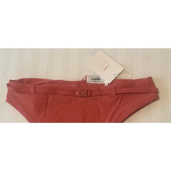 ANDIE Swim - The Riviera High Waisted Bottom - Punch - Size S - NWT - Picture 4 of 7